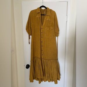 Free People Maya Shirtdress